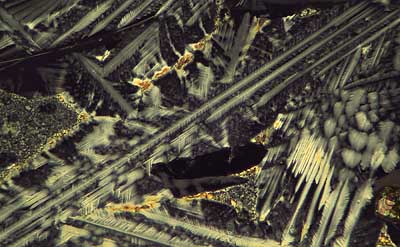 50 kb JPG microphoto of a KHP crystal by Doug Craft