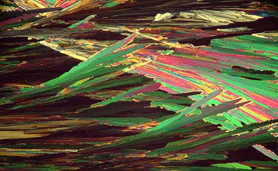 50 kb JPG microphoto of a KHP crystal by Doug Craft