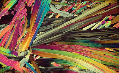 50 kb JPG microphoto of a KHP crystal by Doug Craft