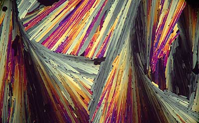 50 kb JPG microphoto of a KHP crystal by Doug Craft