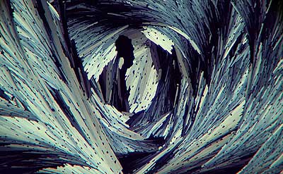 50 kb JPG microphoto of a KHP crystal by Doug Craft