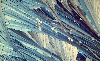 50 kb JPG microphoto of a KHP crystal by Doug Craft