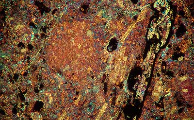 50 kb JPG microphoto of a KHP crystal by Doug Craft