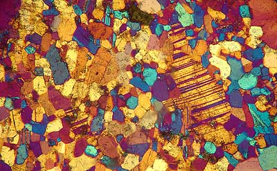 50 kb JPG microphoto of a KHP crystal by Doug Craft
