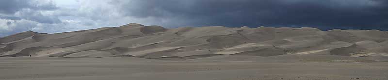Panorama image of the Great Sand Dunes National Park, Colorado, by Doug Craft - links to panorama gallery thumbnails