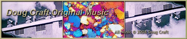 Banner image for Doug Craft Original Music webpage - image of photomontage Production Must Increase by Doug Craft